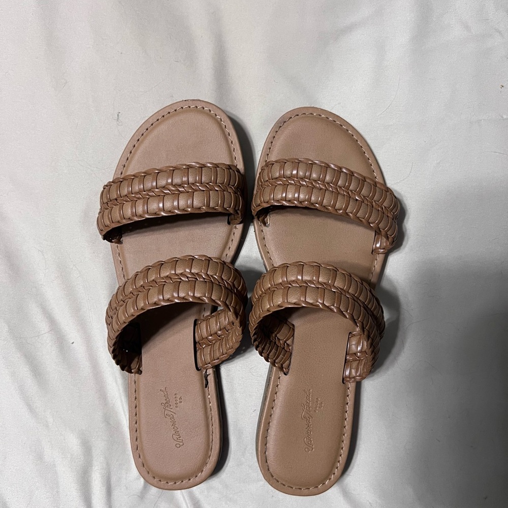 Tan sandals size 8
